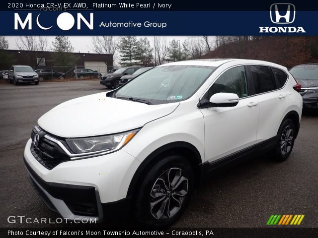 2020 Honda CR-V EX AWD in Platinum White Pearl
