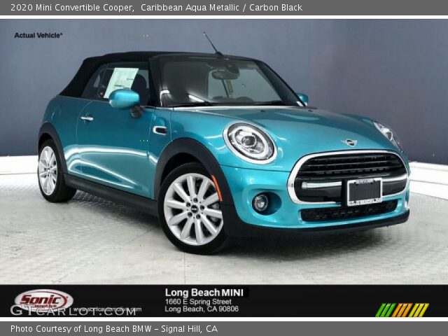 2020 Mini Convertible Cooper in Caribbean Aqua Metallic