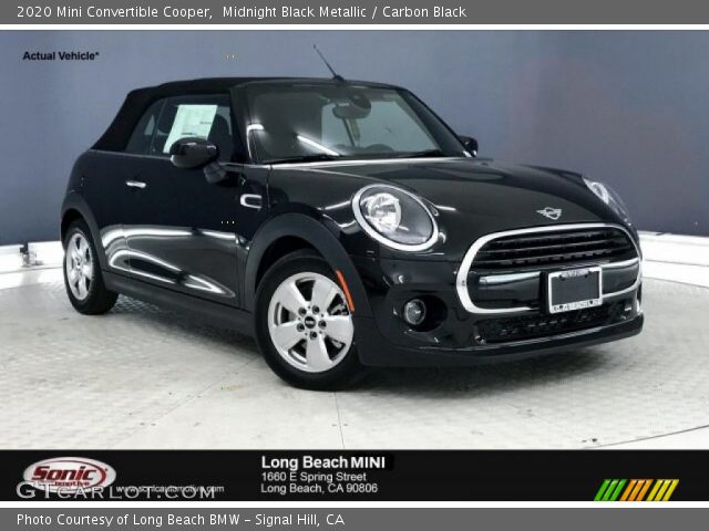 2020 Mini Convertible Cooper in Midnight Black Metallic