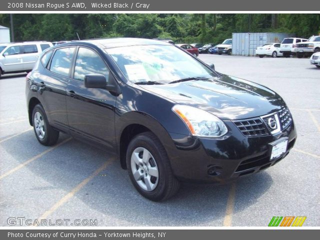 2008 Nissan Rogue S AWD in Wicked Black