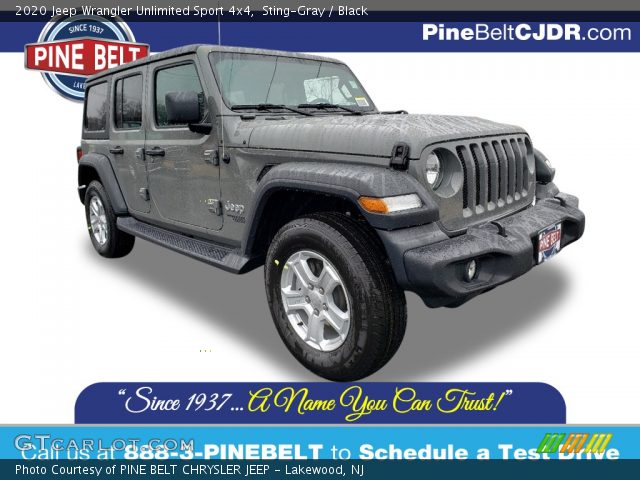 2020 Jeep Wrangler Unlimited Sport 4x4 in Sting-Gray