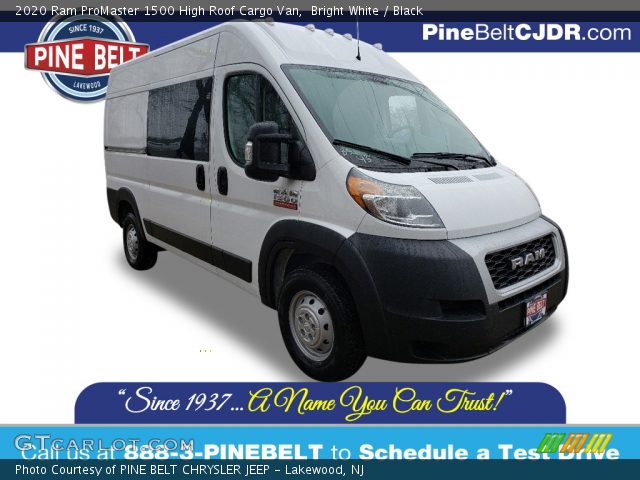 2020 Ram ProMaster 1500 High Roof Cargo Van in Bright White