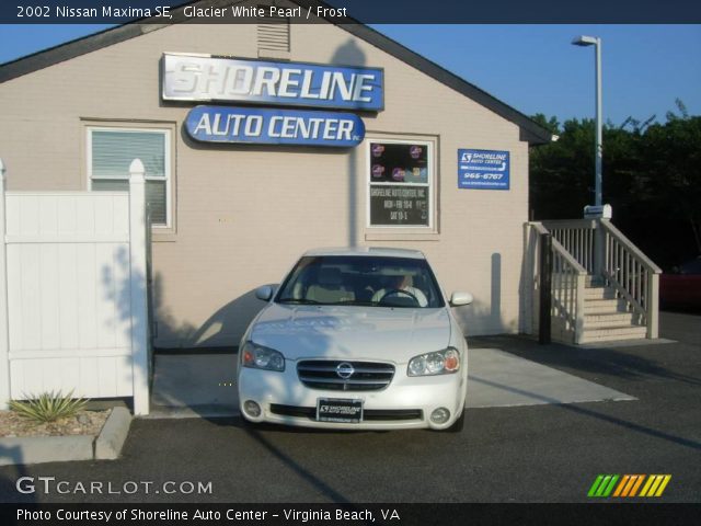 2002 Nissan Maxima SE in Glacier White Pearl