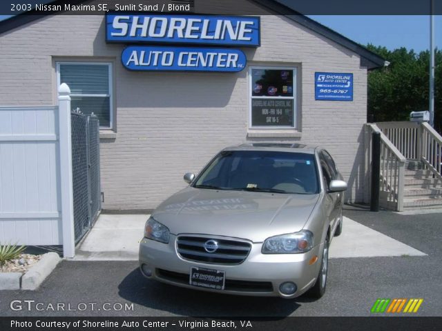 2003 Nissan Maxima SE in Sunlit Sand