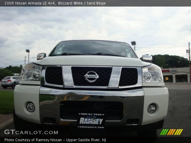2006 Nissan Armada LE 4x4 in Blizzard White