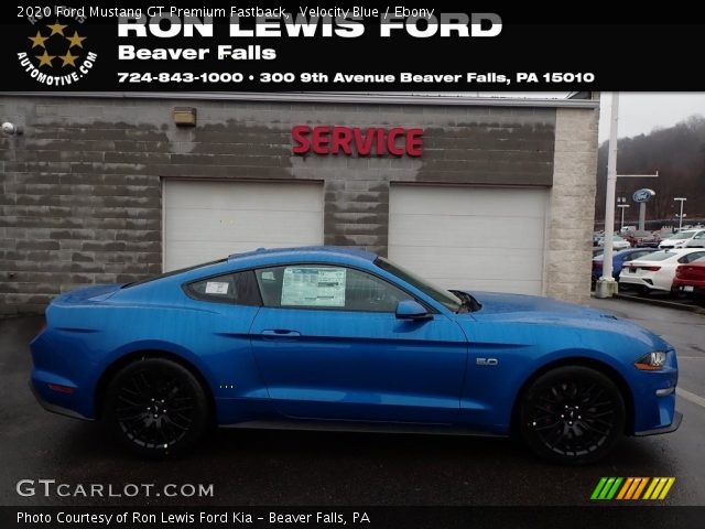 2020 Ford Mustang GT Premium Fastback in Velocity Blue
