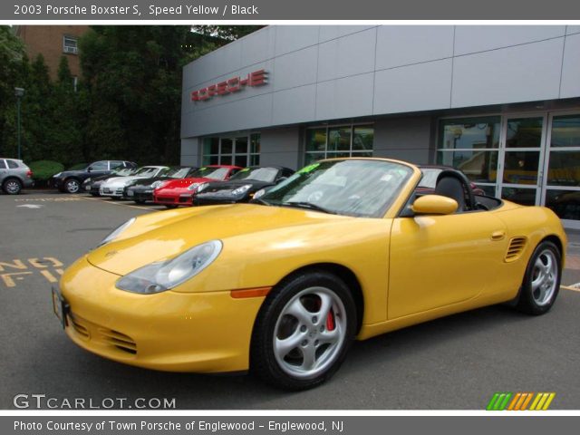 2003 Porsche Boxster S in Speed Yellow