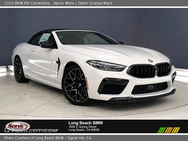 2020 BMW M8 Convertible in Alpine White
