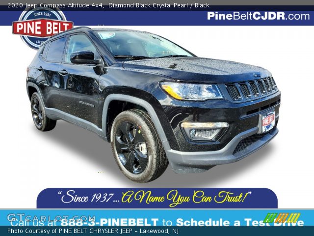 2020 Jeep Compass Altitude 4x4 in Diamond Black Crystal Pearl