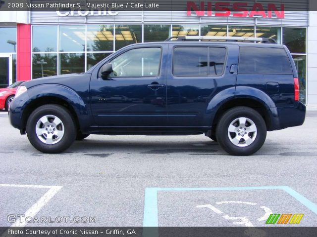 2008 Nissan Pathfinder S in Majestic Blue