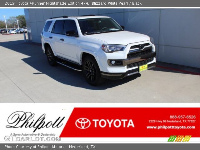 2019 Toyota 4Runner Nightshade Edition 4x4 in Blizzard White Pearl