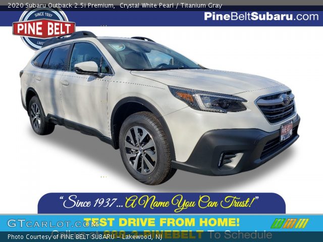 2020 Subaru Outback 2.5i Premium in Crystal White Pearl