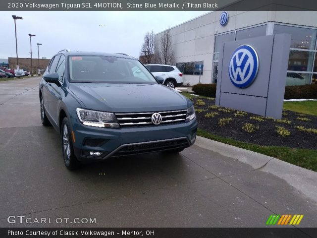 2020 Volkswagen Tiguan SEL 4MOTION in Stone Blue Metallic