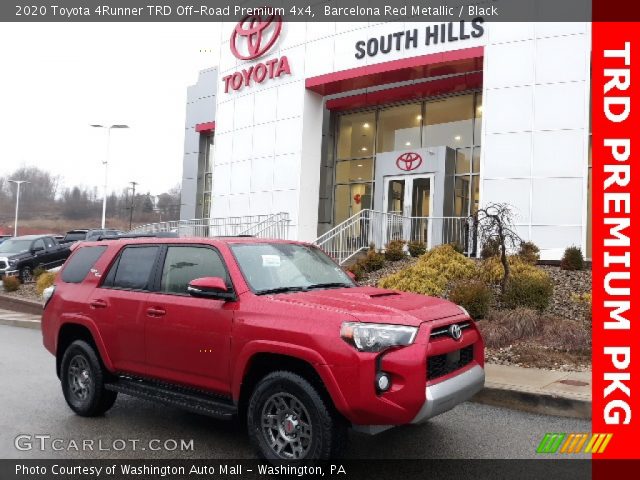 2020 Toyota 4Runner TRD Off-Road Premium 4x4 in Barcelona Red Metallic