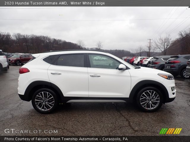 2020 Hyundai Tucson Ultimate AWD in Winter White