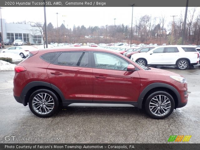 2020 Hyundai Tucson SEL AWD in Gemstone Red