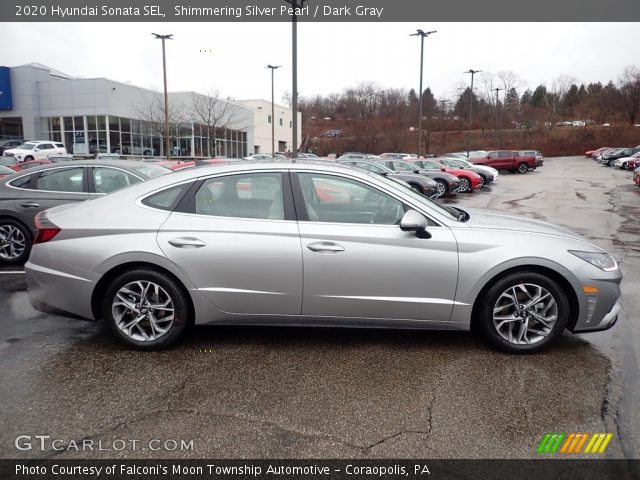 2020 Hyundai Sonata SEL in Shimmering Silver Pearl