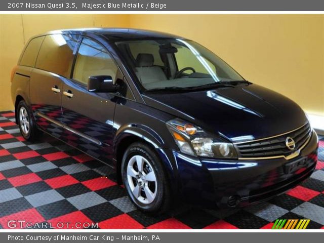 2007 Nissan Quest 3.5 in Majestic Blue Metallic