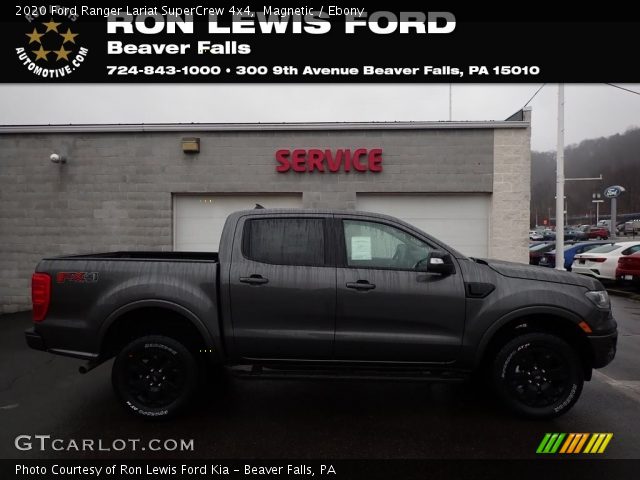 2020 Ford Ranger Lariat SuperCrew 4x4 in Magnetic
