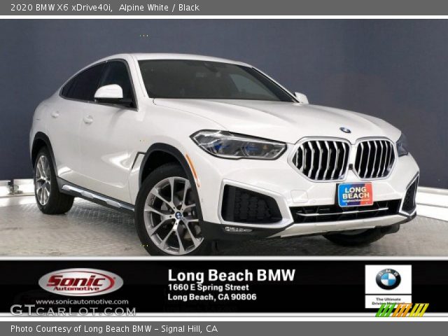 2020 BMW X6 xDrive40i in Alpine White