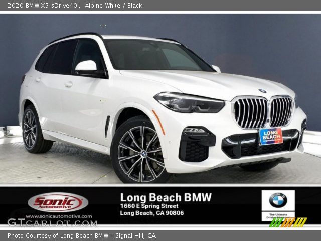 2020 BMW X5 sDrive40i in Alpine White