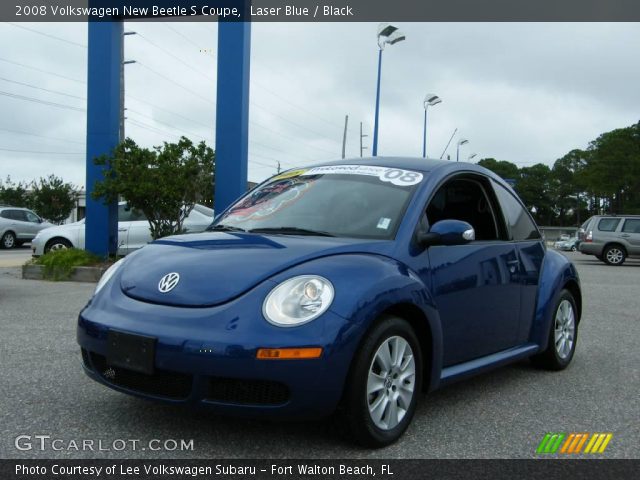 2008 Volkswagen New Beetle S Coupe in Laser Blue