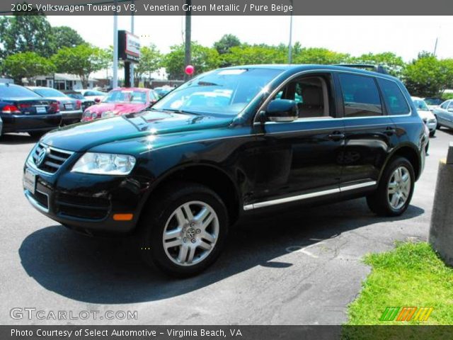 2005 Volkswagen Touareg V8 in Venetian Green Metallic