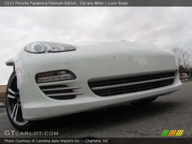 2013 Porsche Panamera Platinum Edition in Carrara White