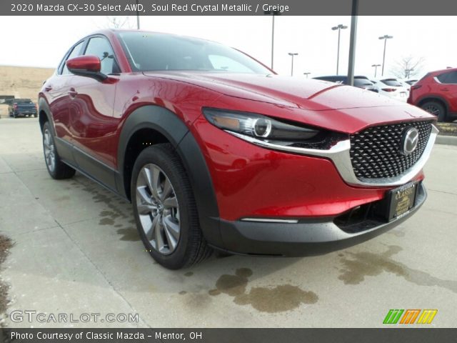 2020 Mazda CX-30 Select AWD in Soul Red Crystal Metallic