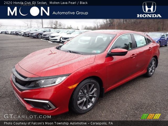 2020 Honda Civic EX Sedan in Molten Lava Pearl