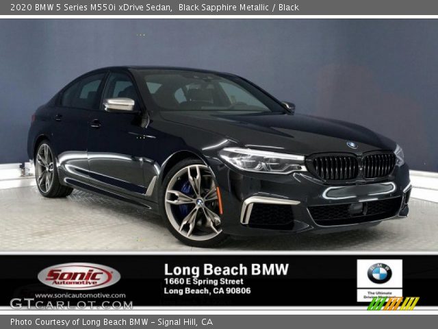 2020 BMW 5 Series M550i xDrive Sedan in Black Sapphire Metallic