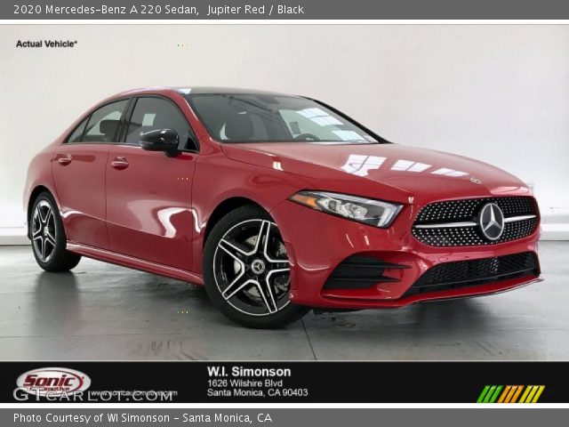 2020 Mercedes-Benz A 220 Sedan in Jupiter Red