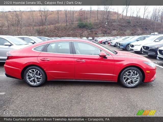 2020 Hyundai Sonata SEL in Calypso Red