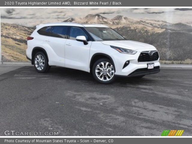 2020 Toyota Highlander Limited AWD in Blizzard White Pearl