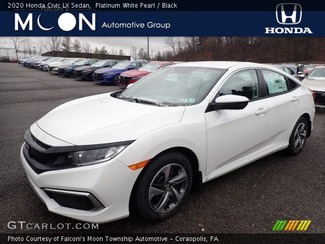 2020 Honda Civic LX Sedan in Platinum White Pearl