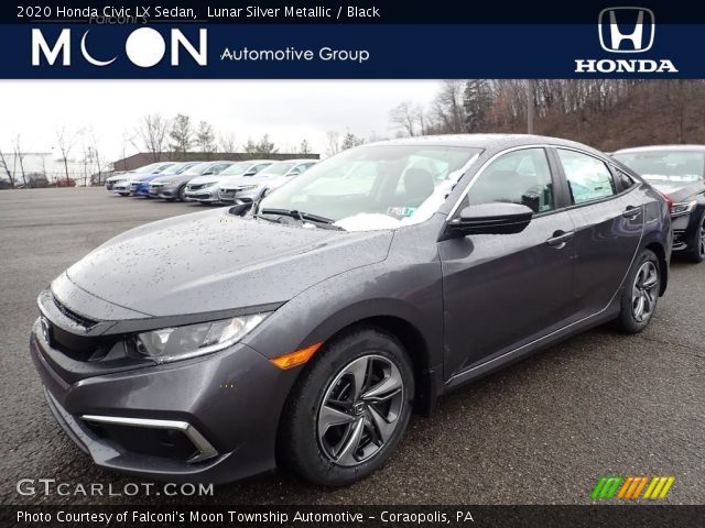 2020 Honda Civic LX Sedan in Lunar Silver Metallic