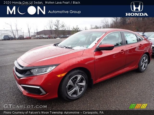 2020 Honda Civic LX Sedan in Molten Lava Pearl