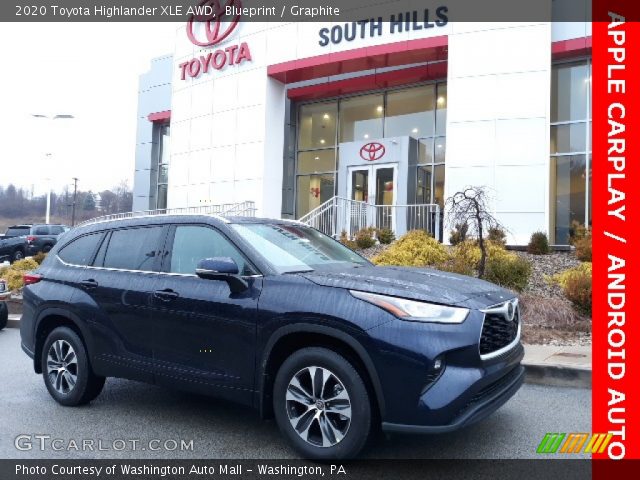 2020 Toyota Highlander XLE AWD in Blueprint