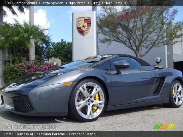 2007 Lamborghini Gallardo Spyder in Grigio Proteus (Grey)