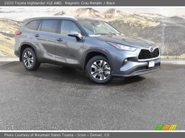 2020 Toyota Highlander XLE AWD in Magnetic Gray Metallic