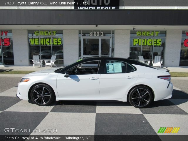 2020 Toyota Camry XSE in Wind Chill Pearl