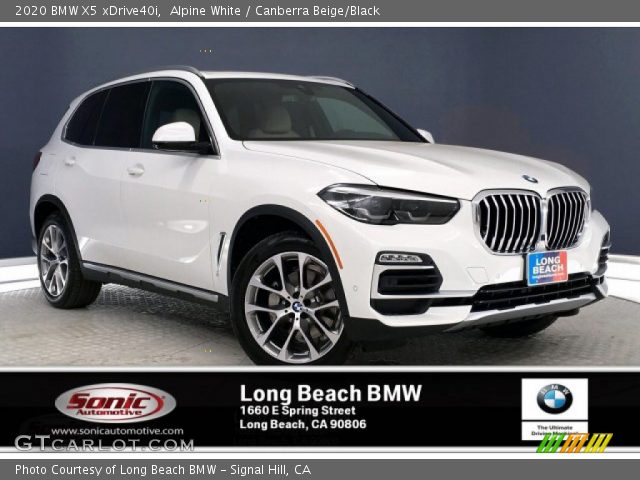 2020 BMW X5 xDrive40i in Alpine White