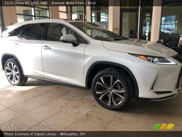 2020 Lexus RX 350L AWD in Eminent White Pearl