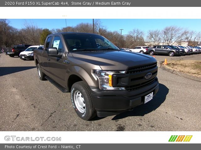 2020 Ford F150 XL SuperCab 4x4 in Stone Gray