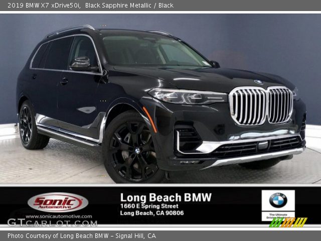 2019 BMW X7 xDrive50i in Black Sapphire Metallic