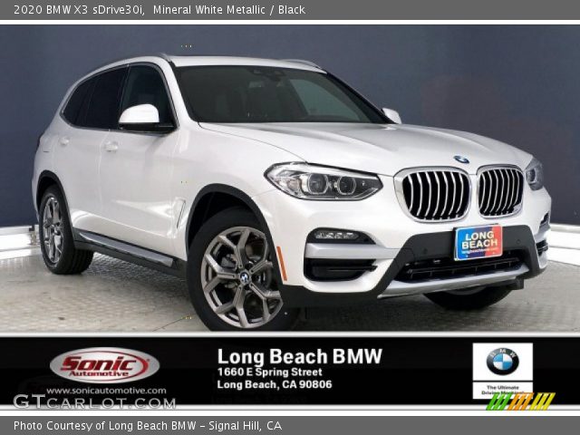 2020 BMW X3 sDrive30i in Mineral White Metallic