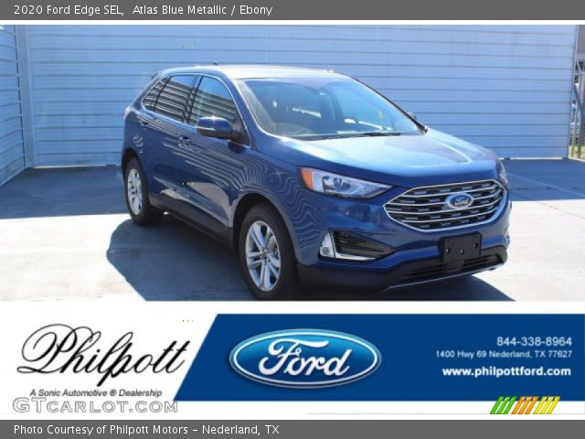 2020 Ford Edge SEL in Atlas Blue Metallic