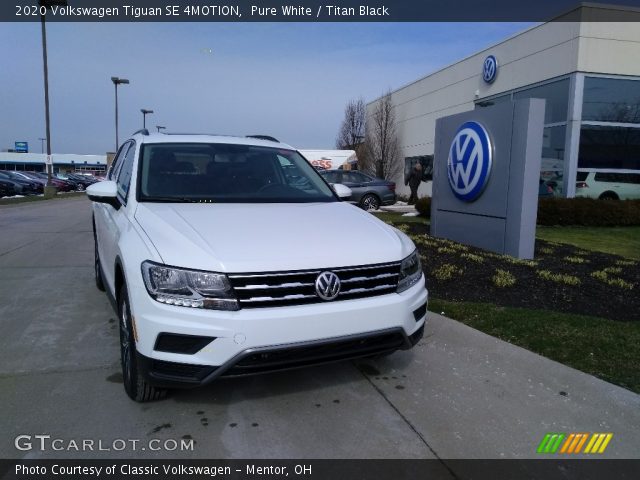 2020 Volkswagen Tiguan SE 4MOTION in Pure White