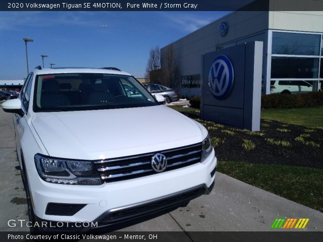 2020 Volkswagen Tiguan SE 4MOTION in Pure White