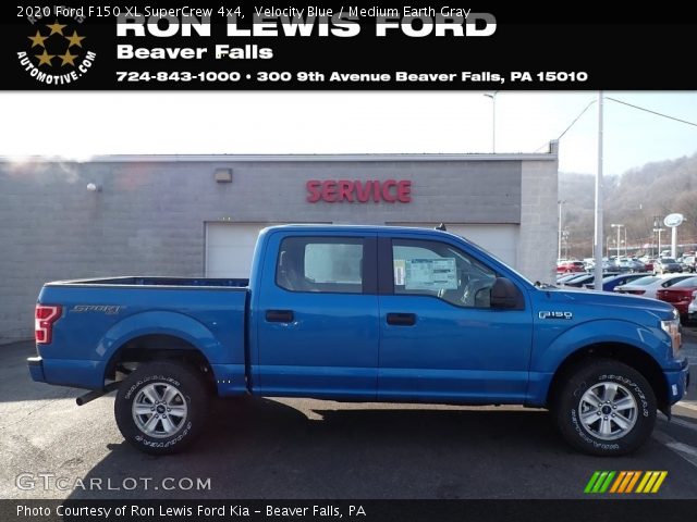 2020 Ford F150 XL SuperCrew 4x4 in Velocity Blue